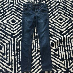 Express low rise stretch skinny jeans